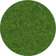 thumbnail image 1 of Ahgly Company Machine Washable Indoor Round Transitional Dark Lime Green Area Rugs, 8' Round, 1 of 7