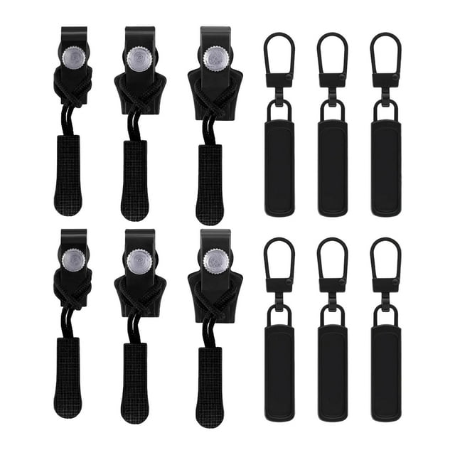 CHENMEI Quick Repair Tool Zipper Puller Repair Kit Zipper Fixer Screw On Removable and Replaceable Zipper Pull Adjustable Instant Zipper Repair Kit