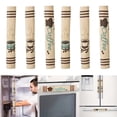 thumbnail image 2 of lanema 6Pieces Not Slip Comfortable Grip Coffee Bean Burlap Refrigerator Handle Cover For Home And Office Kitchen Decoration, 2 of 12
