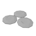 thumbnail image 1 of Tope de Puerta SNMIRN Protector de Pared de Silicona 3" 3 piezas, 1 of 6