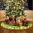 thumbnail image 6 of Guvpev 36" Christmas Tree Skirt - Xmas Tree Skirt Mats for Christmas Tree Decorations - Red & Green Polka Dot Christmas Tree Skirt for Indoor Outdoor Holiday Xmas Party Decorations, 6 of 13