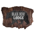 thumbnail image 2 of Lewis, Sheldon 14x12 White Modern Wood Framed Museum Art Print Titled - Black Bear Lodge, 2 of 4