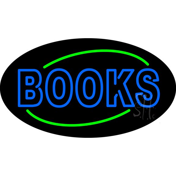 Double Stroke Books LED Neon Sign 20 x 37 - inches, Black Square Cut Acrylic Backing, with Dimmer - Bright and Premium built indoor LED Neon Sign for Defence Force.