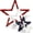 Retro Solid, variant on 4 Pcs Patriotic Decor Wooden Star Set 7in Rustic Solid Stars American Flag Decor for Independence Day Tiered Tray Mantle Shelf 4th of July Table Runner Style Memorial Day Decor (Retro Flag)