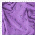 thumbnail image 4 of Soimoi Tissu en Poly Georgette Imprimé Floral Feuilles & Lys au Mètre 42 Pouces de Large, 4 of 6