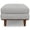 Mist Grey, variant on Morrison 49 inch Wide Mid-Century Modern Table Ottoman in Mist Grey Woven-Blend Fabric