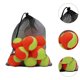 thumbnail image 3 of 12 pelotas de tenis, prácticas pelotas de juego para actividades de entretenimiento en interiores, amarillas, 3 of 4