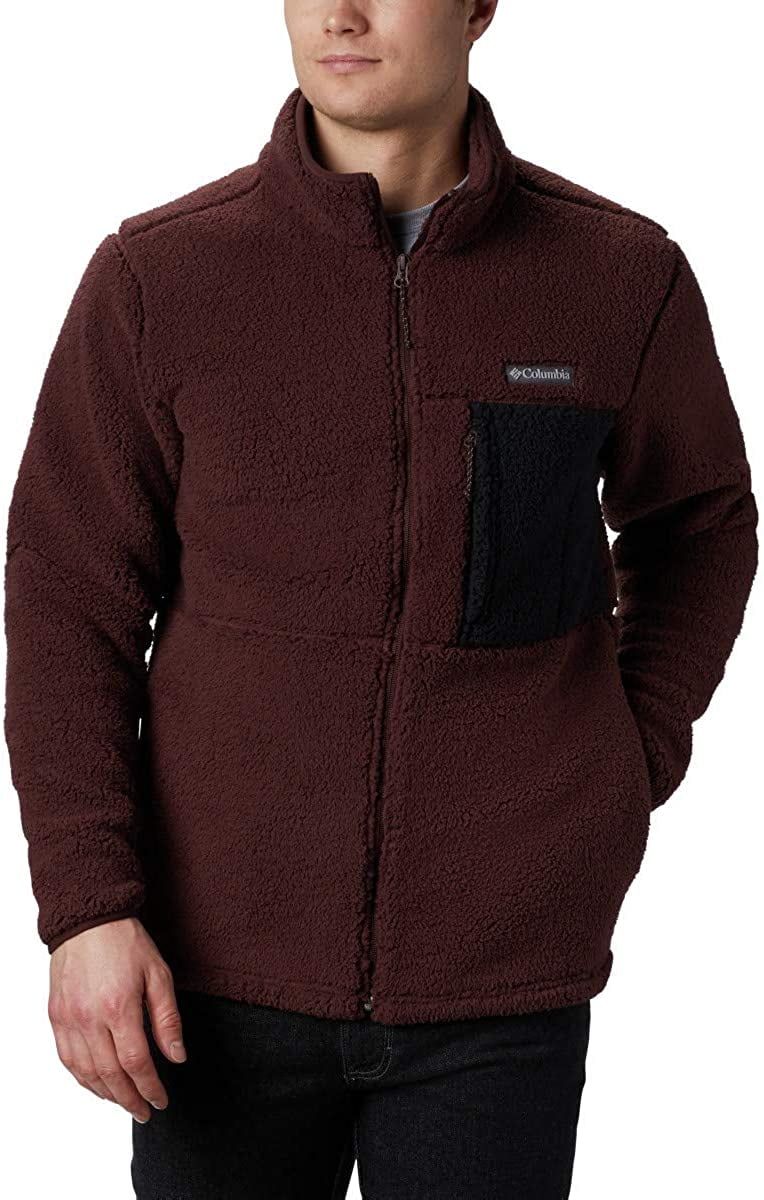 columbia mountain side heavyweight full zip fleece