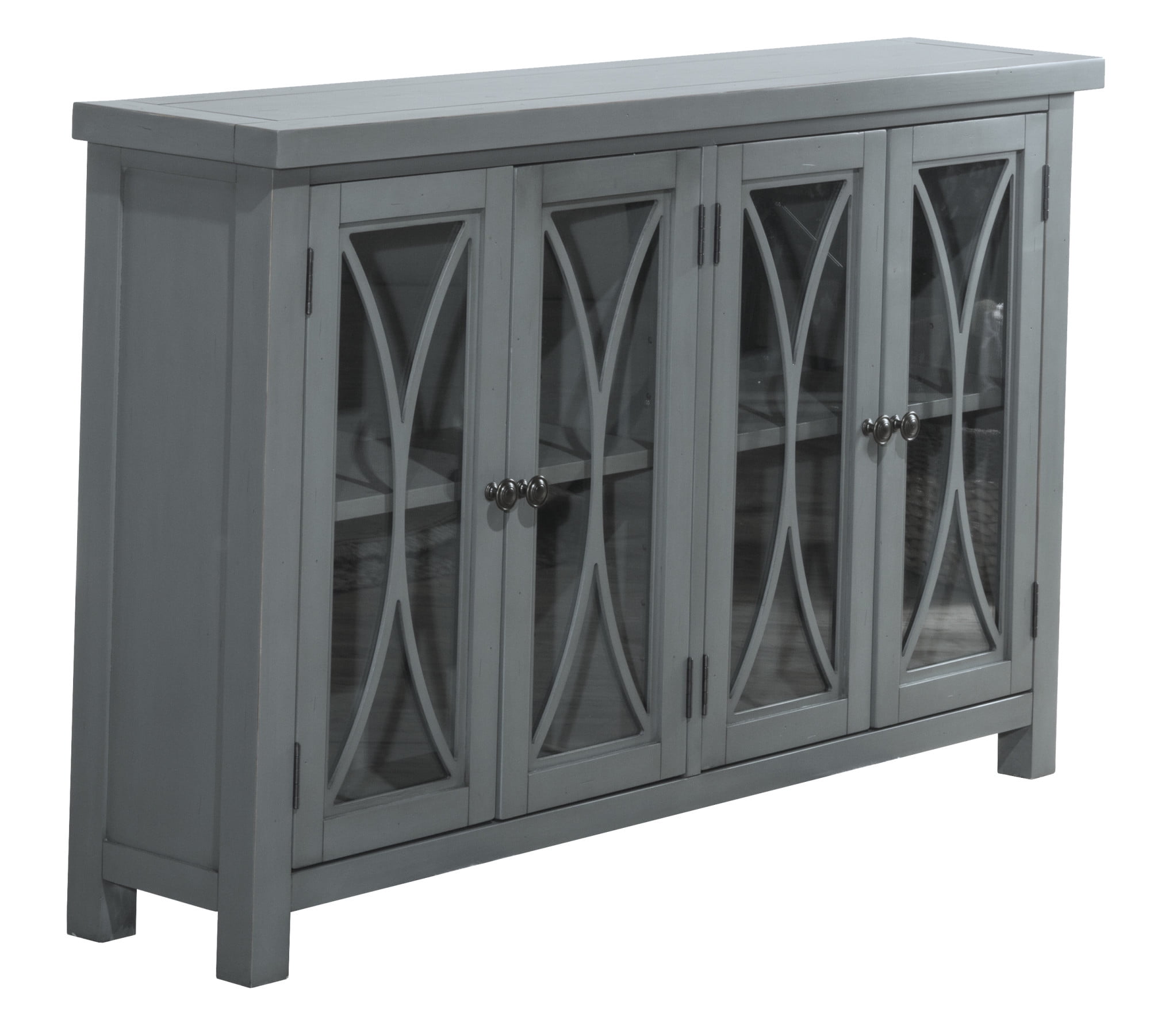 Hillsdale Bayside Four Door Cabinet Robin Egg Blue Walmart Com