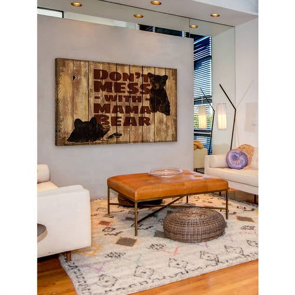 Marmont Hill "Mama Bear 2" Painting Print on Wrapped Canvas