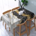 thumbnail image 5 of Marble Tablecloths Polyester Table Cloth for Kitchen Dinning Table Modern Washable Table Cover for Parties Wedding Picnic, 5 of 6
