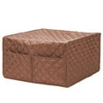 thumbnail image 1 of Microwave And Oven Cover: Dustproof Kitchen Protector with Storage Bag! Brown, 1 of 9