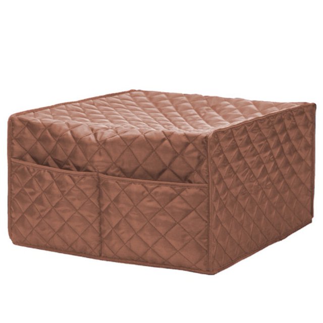 Microwave And Oven Cover: Dustproof Kitchen Protector with Storage Bag! Brown