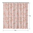 thumbnail image 5 of Pioneer Flower Floral Print Pattern Shower Curtain 72"x72", Bathroom Decorative Shower Curtain Set with 12 Hooks, Waterproof Washable, 5 of 6
