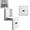White, variant on Wall Mounted Chair, Pull Out Bench Space Saving Folding Stool | Invisible Shoe-Changing Stool, Foldable Shower Bench, Hidden Wall Seat for Hallway, Restroom, Living Room, Entryway