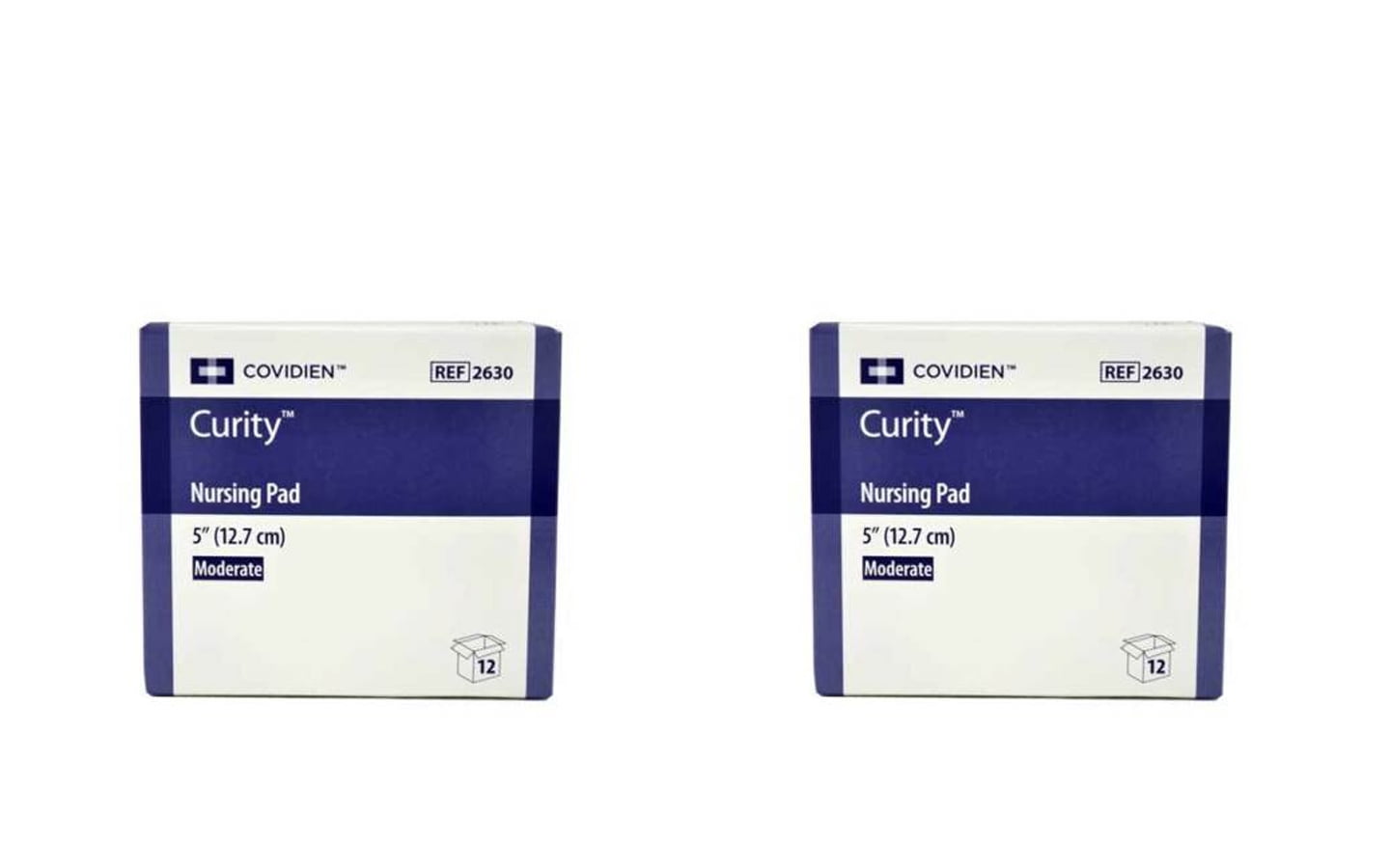 Nursing Pad Curity 5 Inch Polymer Disposable Box of 12 (2 Pack)