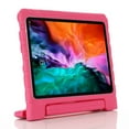 thumbnail image 4 of Dteck Handle Case For iPad Pro 11 inch 2020 Model, Heavy Duty EVA Foam Shockproof Rugged Kids Case Child Proof Cover With Stand, Rose, 4 of 8