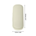 thumbnail image 4 of Unique Bargains 1 Pc Eyeglasses Case Arc Portable Eyeglasses Storage 6.5"x2.56"x1.46" Beige Gray, 4 of 5