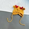 thumbnail image 2 of Huowey Toddler Hat Girls Boys Knit Fall Winter Children Cute Deer Warm Outwear For Baby Cap Cute Dailywear, One Size, 2 of 4