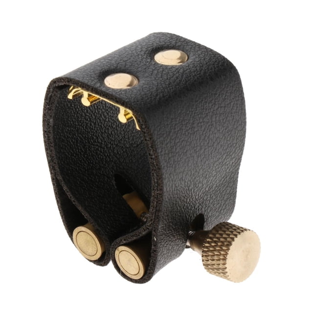 Clip de ligadura para boquilla de saxofón profesional Fijación para boquilla de saxofón de saxofón alto / tenor, accesorios de repuesto de pi - Para tenor Sunnimix clip de ligadura para boquilla de saxofón