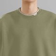 thumbnail image 5 of SYMOID Men Sweatshirt Fall and Winter Pullover Sweatshirt Green Mens Clothes Plain, 5 of 6