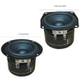 thumbnail image 5 of 2.5Inch Subwoofer 15W 4Ohm Metal Horn Subwoofer for Small Home Amplifiers and Audiophiles Sound Claritys Loudspeaker, 5 of 10