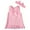 Pink, variant on HWJAD Newborn Baby Girl Sleeveless Embroidery Baptism Dresses Wedding First Birthday Christening Dresses Summer Outfit