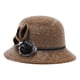 thumbnail image 1 of Desiderio Sombrero bombín vintage para mujer, elegante sombrero de pescador para mujer, 1 of 5