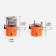 thumbnail image 5 of Calentador de gas portátil de 2000W, estufa de Camping al aire libre, cocina de calefacción para pesca en hielo, Camping y senderismo, 5 of 5
