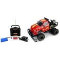 thumbnail image 2 of Jungle Fire TG-4 Dually Rechargeable RC Monster Truck Big 1:12 Scale RTR w/ Working Headlights, Dual Rear Wheels (Colors May Vary), 2 of 6