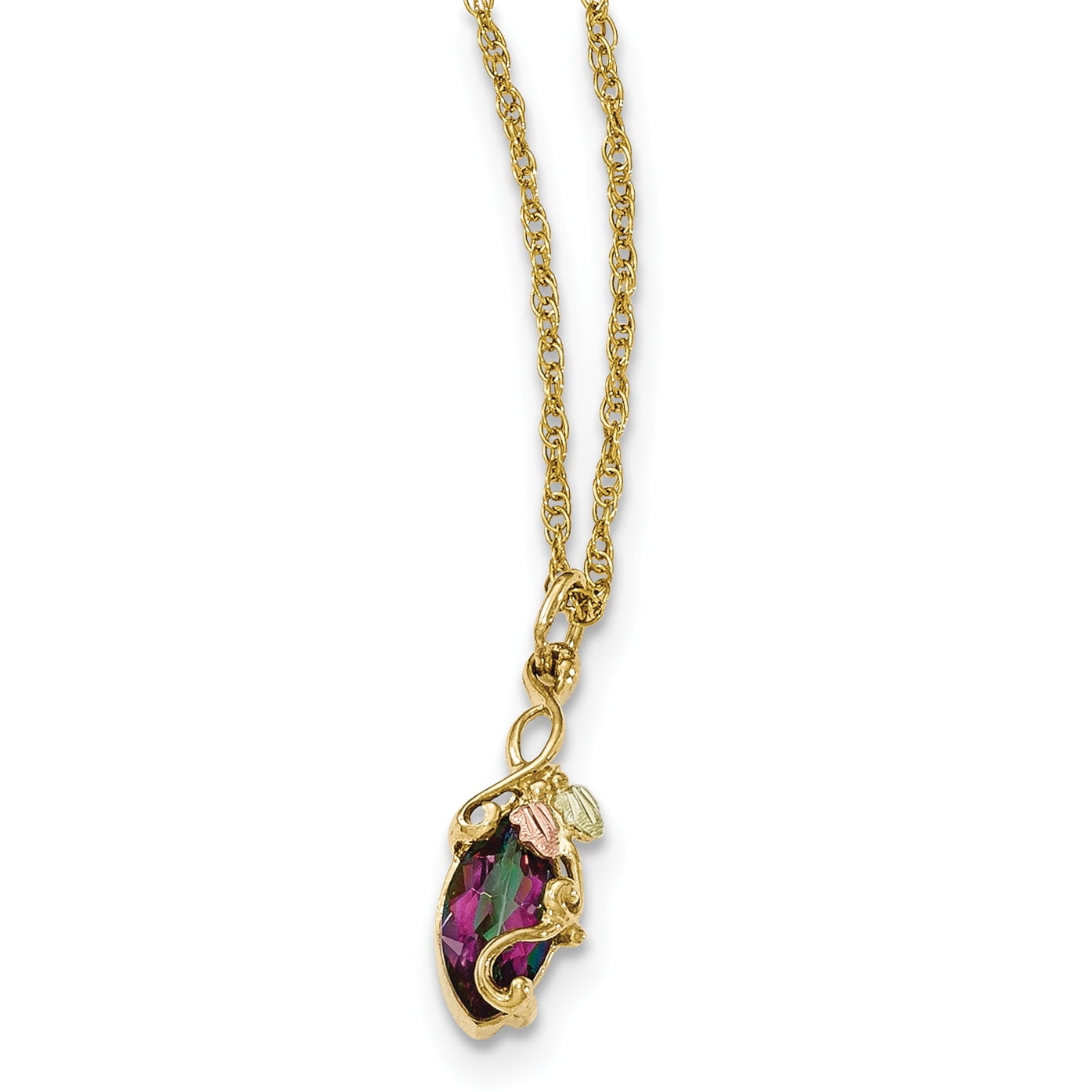 10k Tri-color Black Hills Gold Mystic 