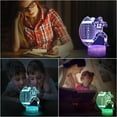 thumbnail image 5 of Football Sports Fan Lamp,16 Color Changing Dimmable with Remote Football Room Decor Night Light,Football Gifts for Boys Girls Teens Men, 5 of 7