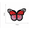 colorful8, variant on AUQ 6Pcs Iron On Patches,Artfully Crafted Designs,Versatile Custom Patches for Fashion,Pink,Red Butterfly Pattern