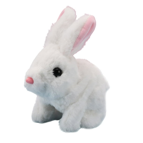 Juguetes de conejito YINKUU, juguetes interactivos educativos, los conejitos pueden caminar y hablar, conejito de peluche, conejito de peluche de Pascua, que camina, salta, mueve las orejas, mueve la