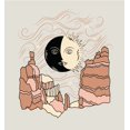 thumbnail image 2 of Celestial Tropics Canyon Adult Sand Long Sleeve Hoodie-XL, 2 of 3