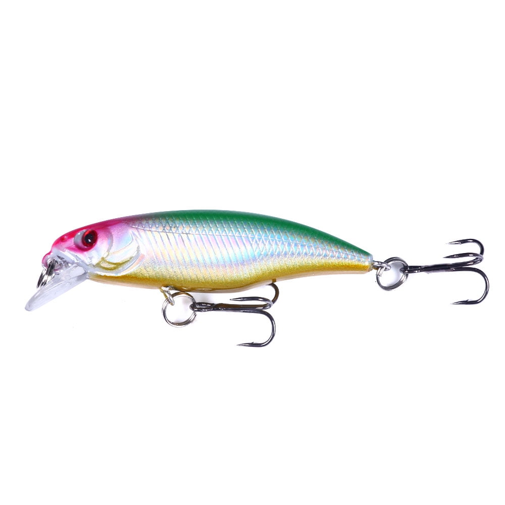 HENGJIA Fishing Lures Large Hard Bait Minnow VIB Lure with Treble Hook Life-Like Swimbait Fishing Bait Popper Crankbait Sinking Lure for Trout Bass Walleye Redfish