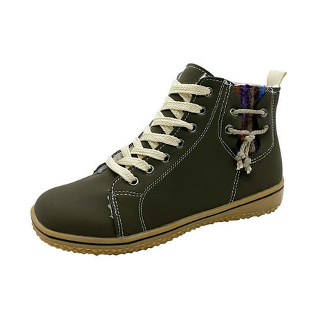 

Gzztg Womens Snow Boots Women S Flat-Heeled Winter Plus Cotton Short Ladies Shoes