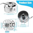 thumbnail image 2 of 10Pcs Metal Sewing Machine Bobbins + 2Pcs Bobbin Case For Toyota, Brother Janome, Elna, Bernina, Singer Machines, 2 of 5