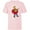 Soft Pink, variant on The Simpsons Ned Flanders Singing Heart - Short Sleeve T-Shirt for Kids – Customized-White