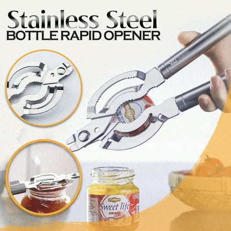 

Hhdxre Stainless Steel Bottle Rapid Opener Kitchen Can Opener Heavy Duty Multi-Function Corkscrew Bottle Opener