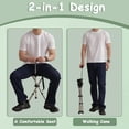 thumbnail image 2 of King Mills Lightweight Portable Stools for Adults Heavy Duty, Adjustable Walking Chair for Adults, 2 of 7