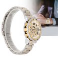thumbnail image 3 of Mechanical Watch, Eye-catching Attractive Neoteric Strong Compatibility Embellish Radical  For Home White  + Gold, 3 of 8
