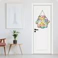 thumbnail image 4 of Spring Flower Door Sign Burr-free Lanyard Design Colorful Door Hello Welcome Spring Hanging Sign Home Decor, 4 of 11