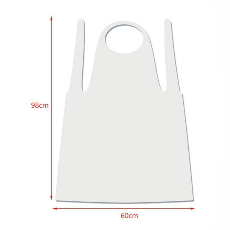 Disposable apron Panni Mlada 0.8x1.25 m transparent polyethylene
