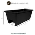Xie Kun 24 Inch Deck Railing Planter Box Decorative Lightweight