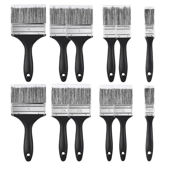 12 Pcs Fence Paint Brush Set For Furniture Wall Painting All Paints