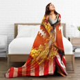 thumbnail image 6 of Football Blanket for Boys Girls, Cool Football Themed Design Printed Throw Blankets for Kids Lap, Chair Sofa, Warm Soft Cozy Blanket, 40"x 50", 6 of 6