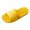 Yellow, variant on zttd womens couple shoes solid color non slip hollow water leakage slippers summer home bathroom platform slippers women's slipper a