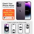 thumbnail image 3 of SURITCH for iPhone 14 Pro Case with Magnetic Camera Slide Cover and Adjustable Kickstand, Compatible with MagSafe, Shockproof Bumper Case Slim Protective Cover, Black, 3 of 9
