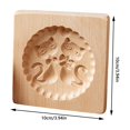 thumbnail image 2 of DIY Wooden Cookie Cutter Embossing Mould 3D Carved Wooden Cracke Mould Cookie Moulds Embossing Craft Decorative Baking Tools For Christmas Thanksgiving Halloween Easter Kitchen Miniature Baking Set, 2 of 3